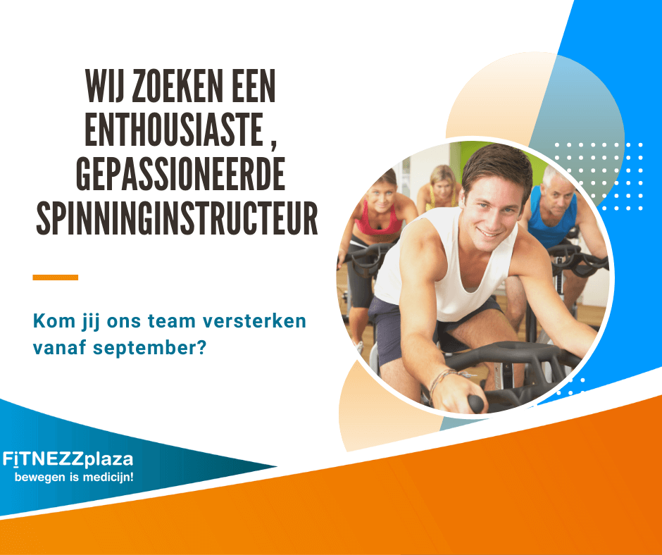 Wij zoeken een gepassioneerde spinninginstructeur